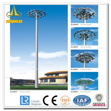 Steel Air Port High Mast Lighting Pole